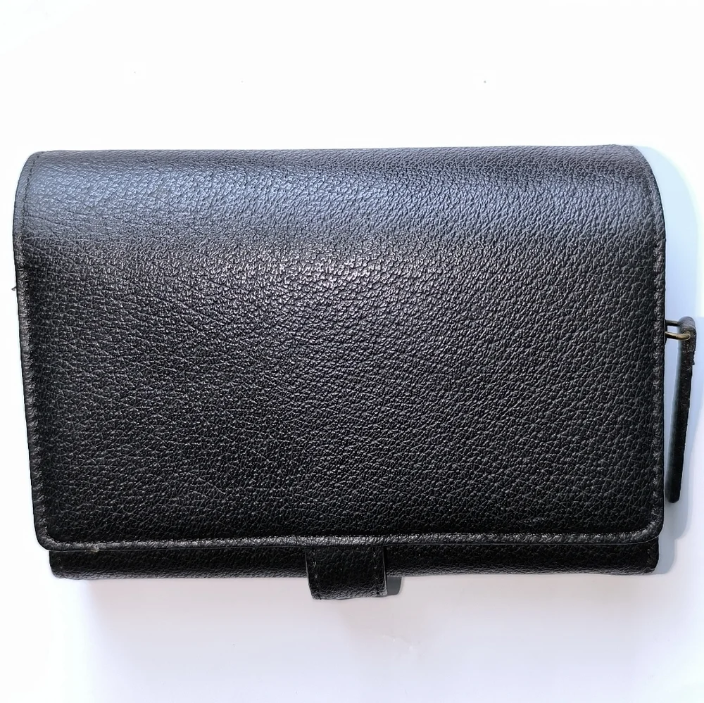 Mike Fulton Black Leather Milti-functional Wallet